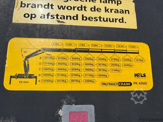 Kranbil DAF CF 85.410 + PALFINGER PK 42502-- 6X EXT. + REMO...