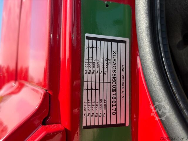 Kranbil DAF CF 85.410 + PALFINGER PK 42502-- 6X EXT. + REMO...