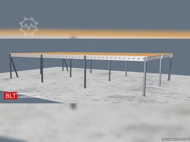 Platforma magazynowa 10x15m Lagerbühne , Belastung : 500kg/qm Unterkante: 2,5m ,ca. 150qm Systembühne