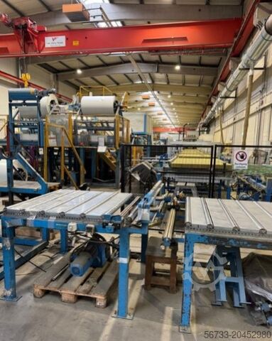 Linea di produzione pannelli sandwich several manufacturers Sandwichanlage Mineralwolle