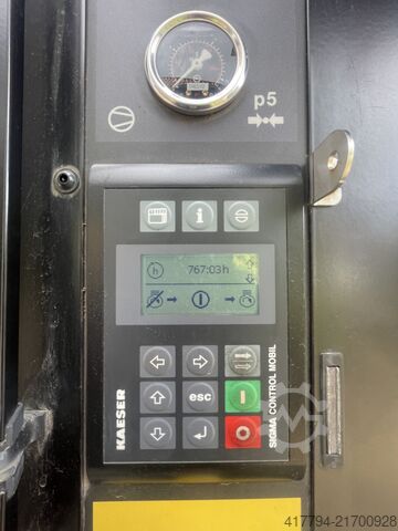 Compressor de parafuso 14 bar (apenas 770 h) Kaeser M 171 – Druckluft Variante G