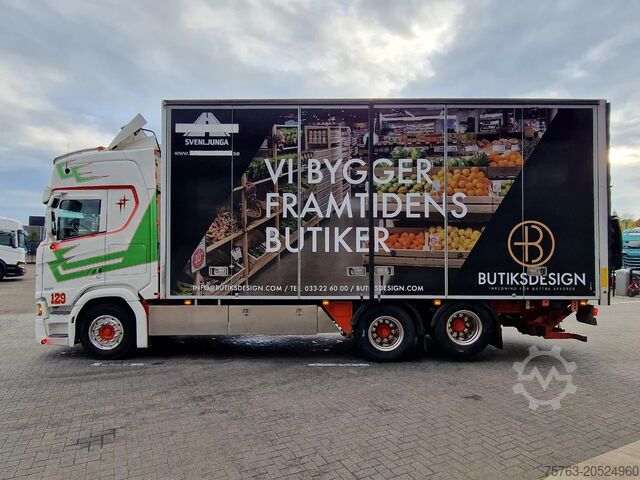 Valise Scania R580 V8 NGS Highline 6x2 - Box with sidedoors -...
