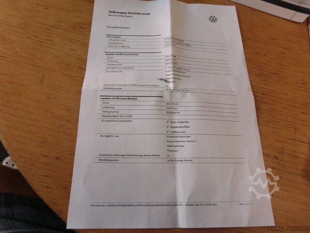 Panel van VW T6 Doka Kasten 2,0 TDI - ideal für Camping Umbau - TOP Zustand - 2x Klima, Standheizung, Navi, Tempomat