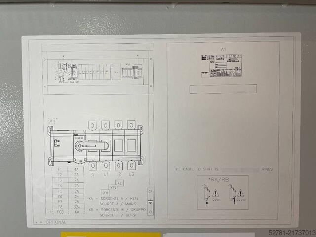 Entreprenørmaskine ATS Panel 630A - Max 435 kVA - DPX-27508