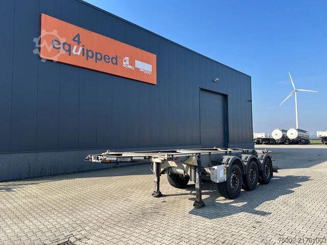 Containertransport Van Hool 20FT ADR CHASSIS / EMPTY WEIGHT 3.280kg / SAF D...