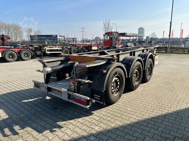 Containertransport Van Hool 20FT ADR CHASSIS / EMPTY WEIGHT 3.280kg / SAF D...