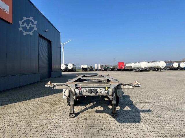 Containertransport Van Hool 20FT ADR CHASSIS / EMPTY WEIGHT 3.280kg / SAF D...
