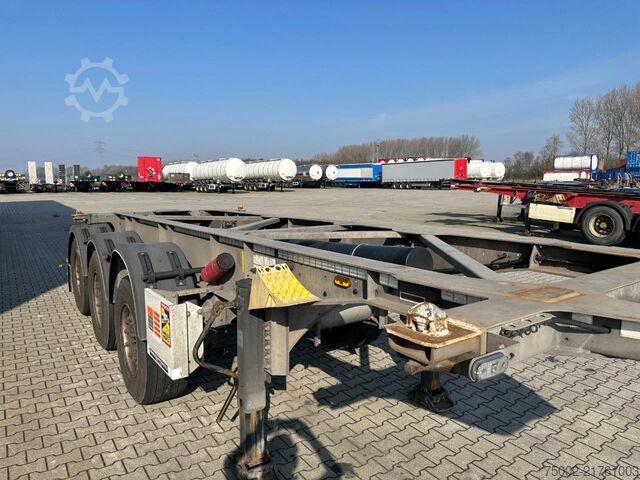 Containertransport Van Hool 20FT ADR CHASSIS / EMPTY WEIGHT 3.280kg / SAF D...