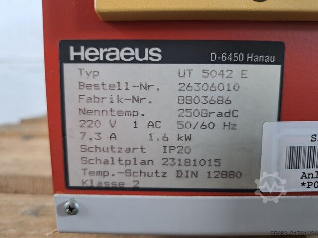 Armario de temperatura Heraeus UT 5042 E