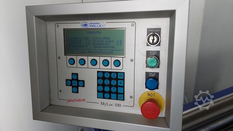 CNC τετράπτυχη κύλινδρος μηχανή καμπύλωσης λαμαρίνας LUNA 8344-CNC-17-0,5