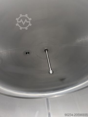 4.900 liter 304 roestvrijstalen opslagtank, 2.200 mm diameter x 1.000 mm rechte zijde Moeschle Behalterbau GmbH 4,900 Litre