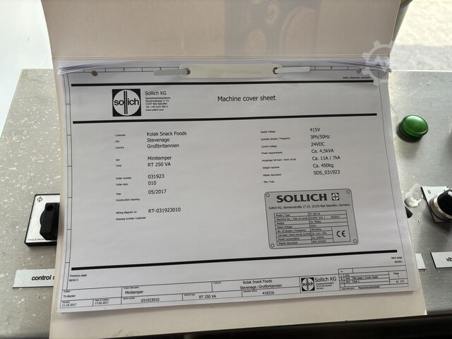 Schokoladentank Sollich RT250K