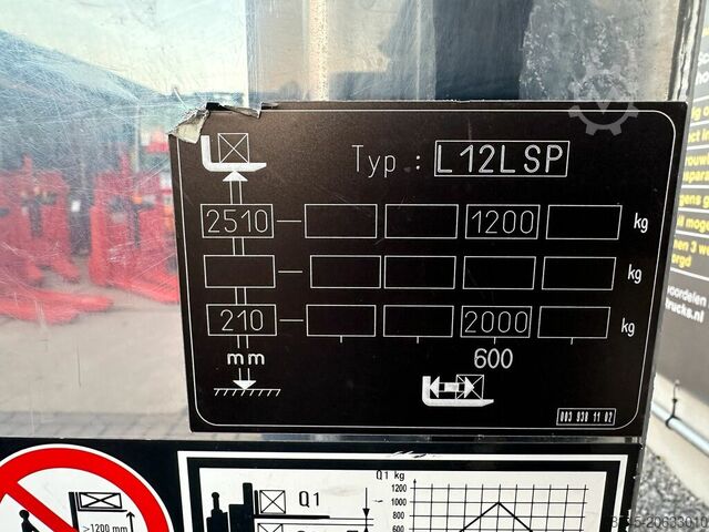 VS-22491 Gerbeur électrique DUO à accompagnant Linde L12LSP/133 LINDE L12LSP/133