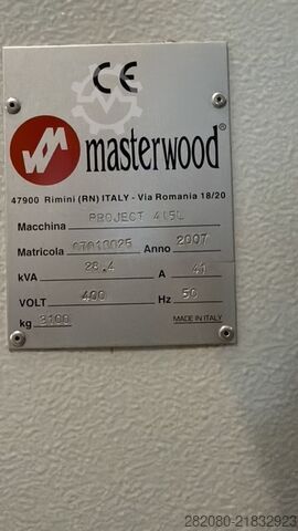 Bearbejdningscenter Masterwood Projekt 415L