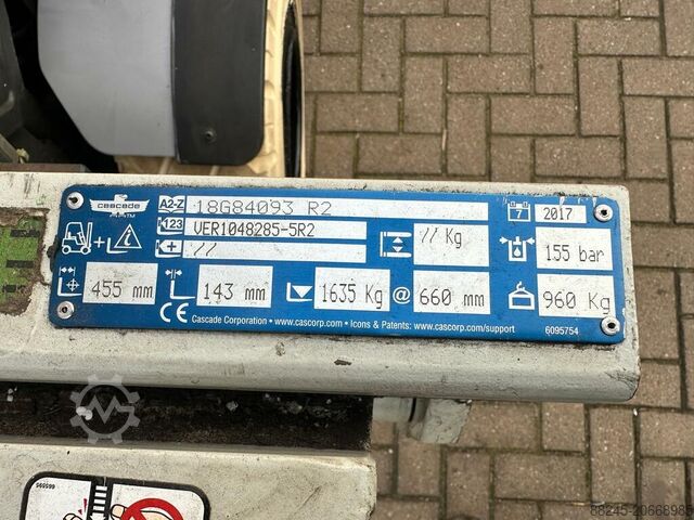 VS-22510 Triplex electric forklift Still RX60-30L with Cascade clamp STILL RX60-30L