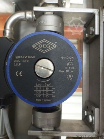 Gebruikte Twin Screw koeletransporteur van AMF model HDS 250 x 3500 AMF HDS 250 x 3500