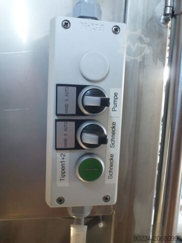 Gebruikte Twin Screw koeletransporteur van AMF model HDS 250 x 3500 AMF HDS 250 x 3500