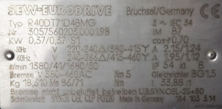 Rollenbaan voor pallets Horstmann 3450-1040-900