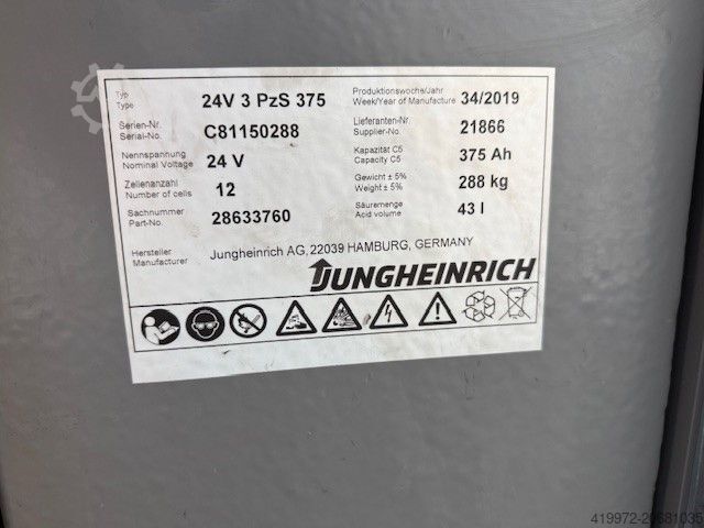 Staande vorkheftruck Jungheinrich ESD 120