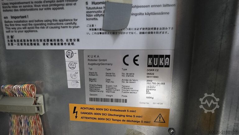 Industrial robot KUKA KR 210-2 2000