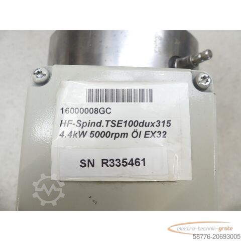 Control unit GMN TSEV 100 sau x 315-6009 Spindel SN: R335461 + Perske KNA 71.20-2 D Motor