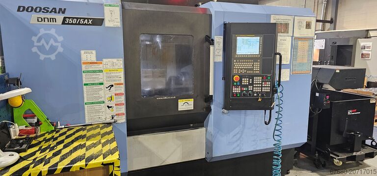 5-axligt vertikalt bearbetningscenter DOOSAN DNM 350/5AX