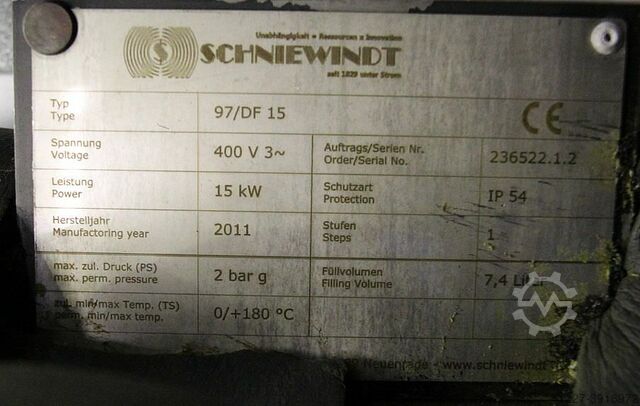 Tryckackumulatorpump med frostskydd Schniewindt 97/DF 15