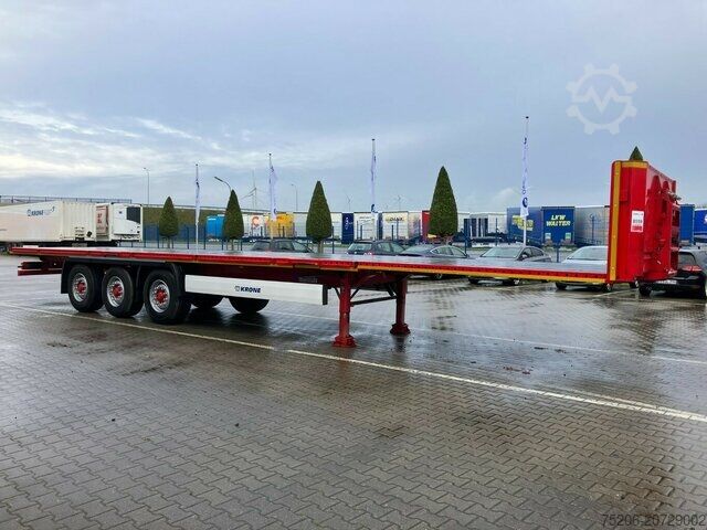 Open semitrailer Krone Plateau SDP 27 eLBP4-C
