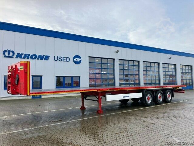 Open semitrailer Krone Plateau SDP 27 eLBP4-C