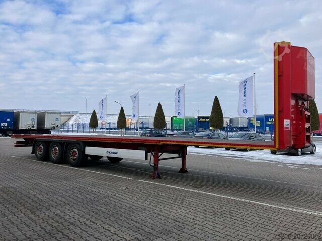 Open semitrailer Krone Plateau SDP 27 eLBP4-C