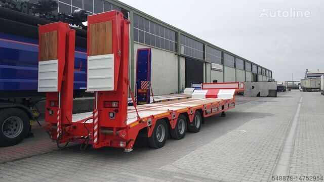 Dieplader voor het vervoer van bouwmachines Lider Lowbed 4A