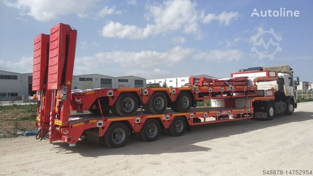 Dieplader voor het vervoer van bouwmachines Lider Lowbed 4A
