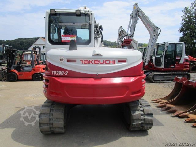 Minikoparka Takeuchi TB 290-2 - Powertilt - Schnellwechsler-Klima-4 Löf