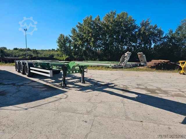 Návěs s výměnnou nástavbou WIELTON Vario Containerchassis, Reifendruckkontrolle