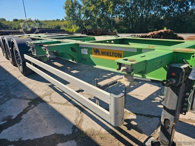 Návěs s výměnnou nástavbou WIELTON Vario Containerchassis, Reifendruckkontrolle