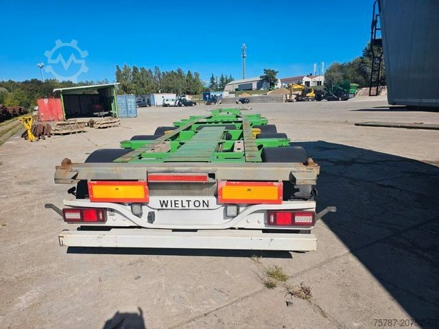 Návěs s výměnnou nástavbou WIELTON Vario Containerchassis, Reifendruckkontrolle