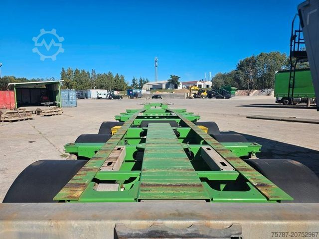 Návěs s výměnnou nástavbou WIELTON Vario Containerchassis, Reifendruckkontrolle