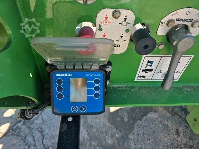 Návěs s výměnnou nástavbou WIELTON Vario Containerchassis, Reifendruckkontrolle