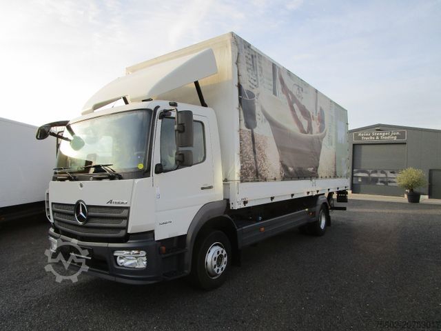 Ciężarówka z płaską platformą MERCEDES-BENZ Atego 1324L MP4.*7,25m+LBW 1,5to.+AHK+6-Zylinder