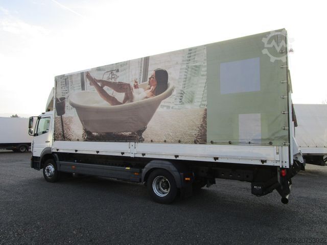 Samochód ciężarowy z plandeką typu platforma MERCEDES-BENZ Atego 1324L MP4.*7,25m+LBW 1,5to.+AHK+6-Zylinder