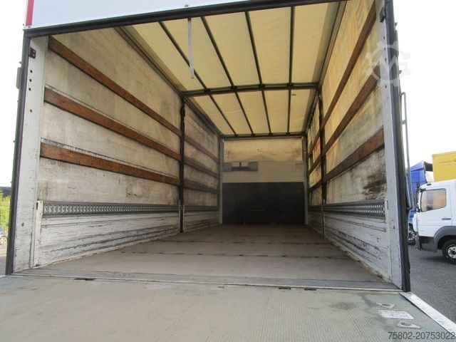 Samochód ciężarowy z plandeką typu platforma MERCEDES-BENZ Atego 1324L MP4.*7,25m+LBW 1,5to.+AHK+6-Zylinder