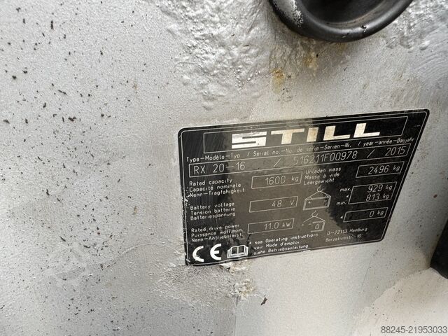 Elektrisk triplex truck Still RX20-16 STILL RX20-16