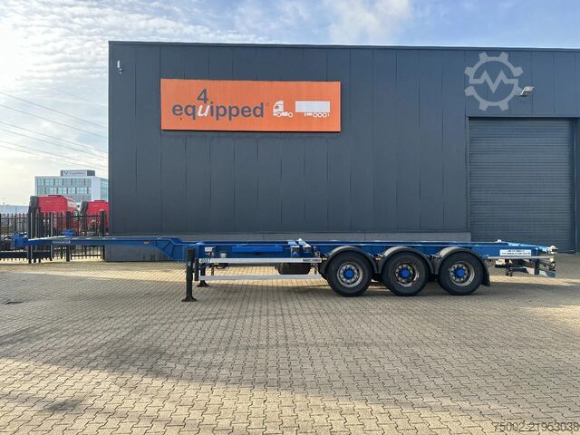 Transport av containrar Contar 40FT HIGH CUBE chassis / liftaxle / drumbrakes ...