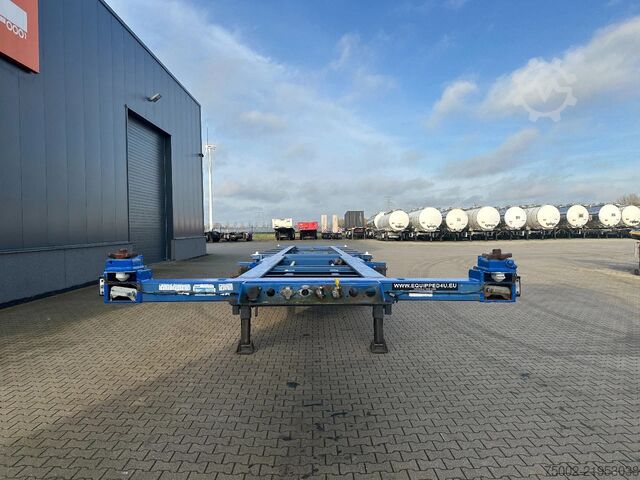 Transport av containrar Contar 40FT HIGH CUBE chassis / liftaxle / drumbrakes ...