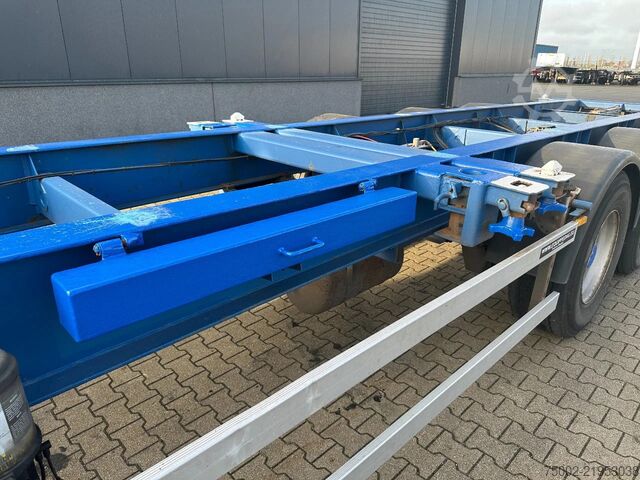Transport av containrar Contar 40FT HIGH CUBE chassis / liftaxle / drumbrakes ...