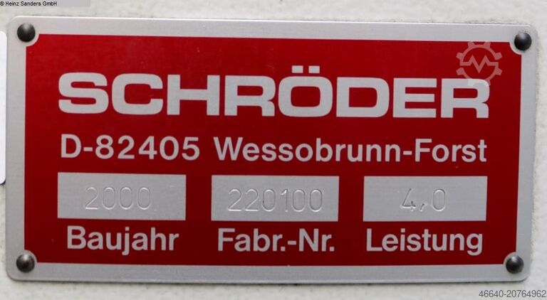 Folding Machine SCHROEDER MAK 3 2500/4.0