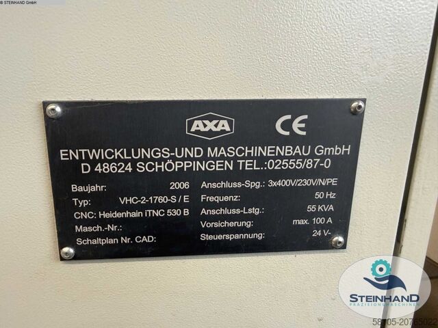 Travelling column milling machine AXA VHC 2-1760 S