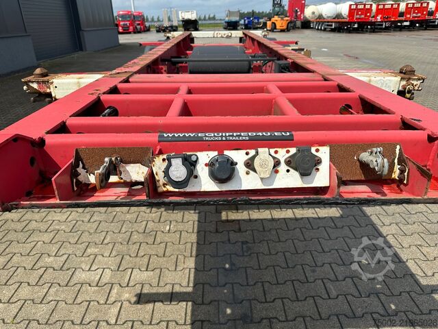 Transporte de contenedores Krone 2-axle 20FT chassis / BPW + drumbrakes, / airsu...