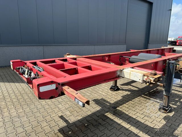 Transporte de contenedores Krone 2-axle 20FT chassis / BPW + drumbrakes, / airsu...