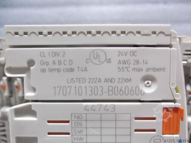 Feldbuskoppler mit 19 Busklemmen Wago Profibus